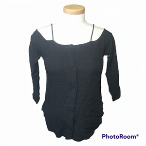 Cloth & Stone Anthropologie Cold Shoulder Button Down Blouse